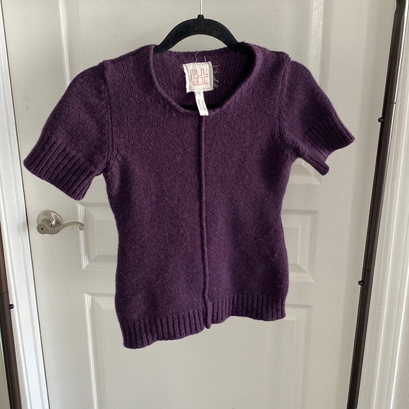 Hannoh Wessel Sweaters - H+ Hannoh Wessel 100% Cashmere Short Sleeve Sweater Size S